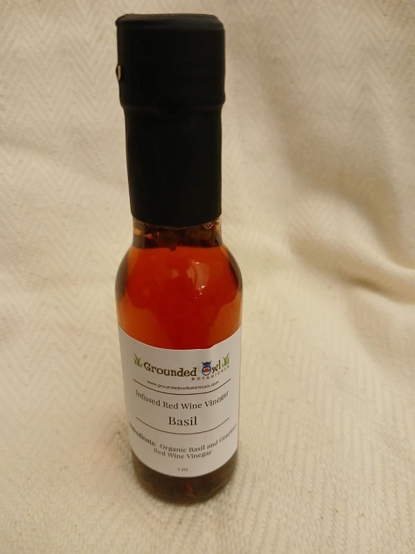 Infused Red Wine Vinegar - Basil