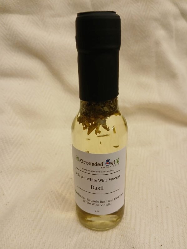 Infused White Wine Vinegar - Basil