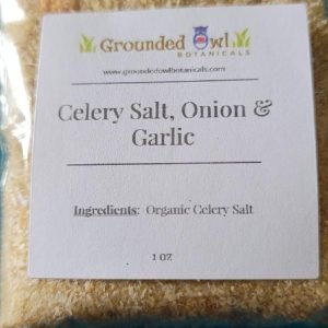 Celery, Salt, Onion and Garlic