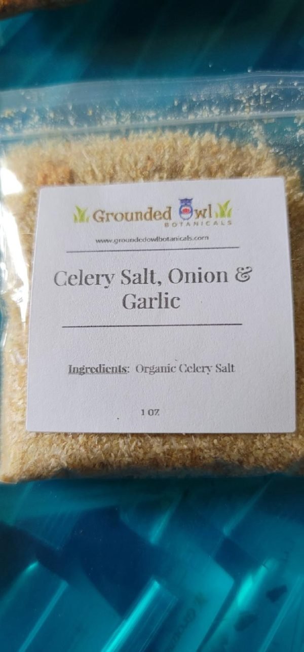 Celery, Salt, Onion and Garlic