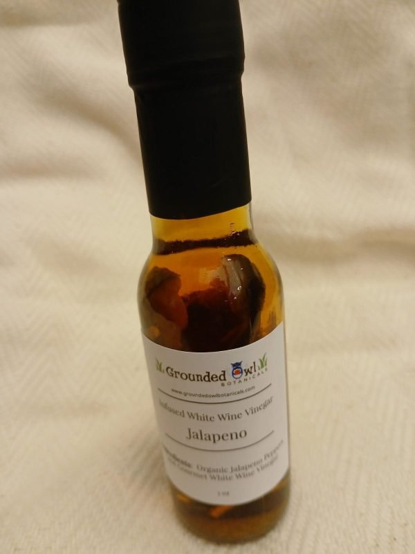 Infused White Wine Vinegar - Jalapeno