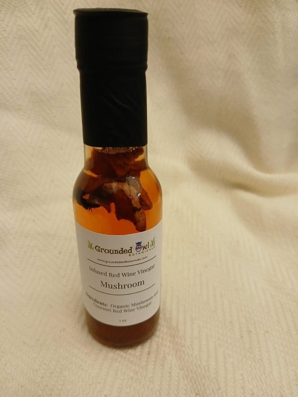 Infused Red Wine Vinegar - Mushroom