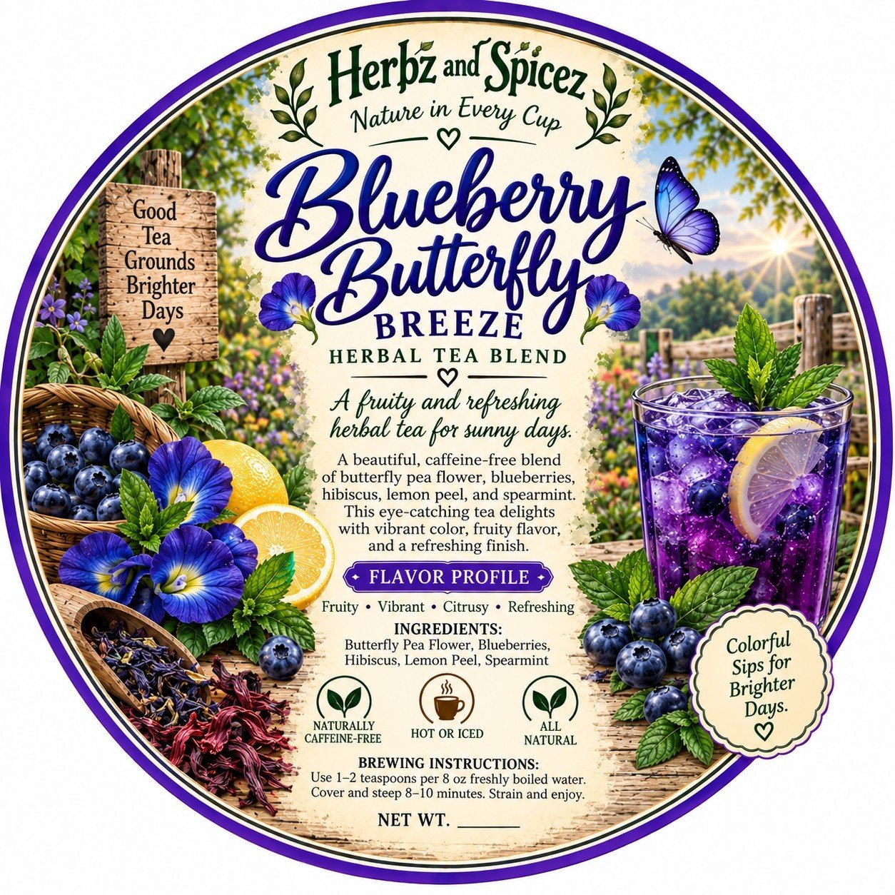 Blueberry Butterfly