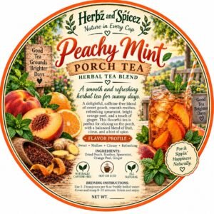 Peachy Mint Porch Tea